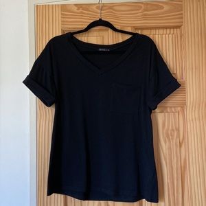 Basic black tee